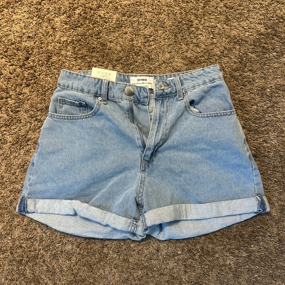 Cotton On Light Blue Jean Shorts